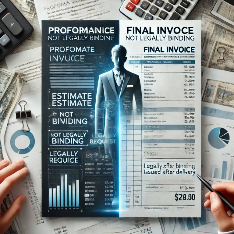 what is difference between proforma invoice and invoice